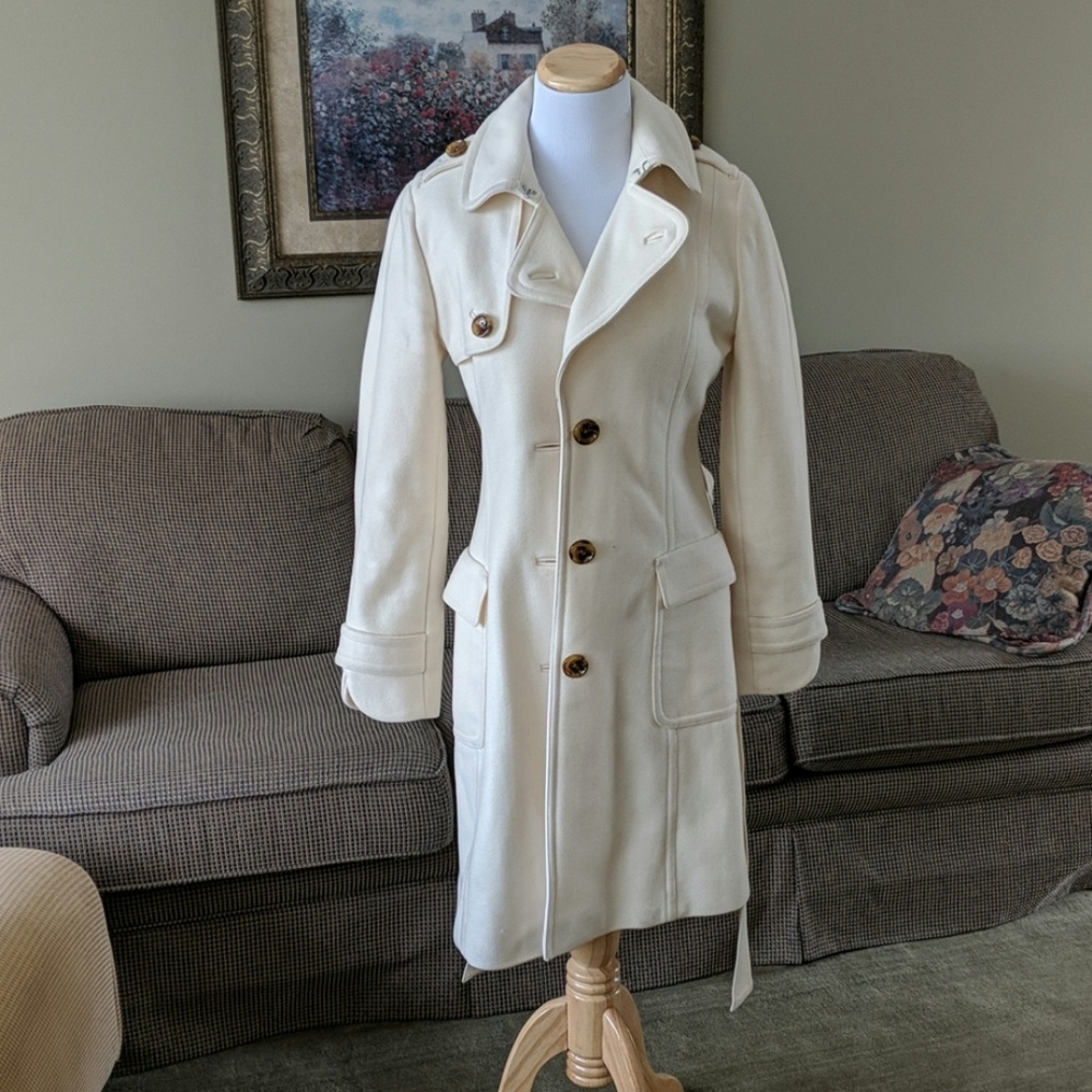 Women's Small Vanilla Banana Republic Pea coat